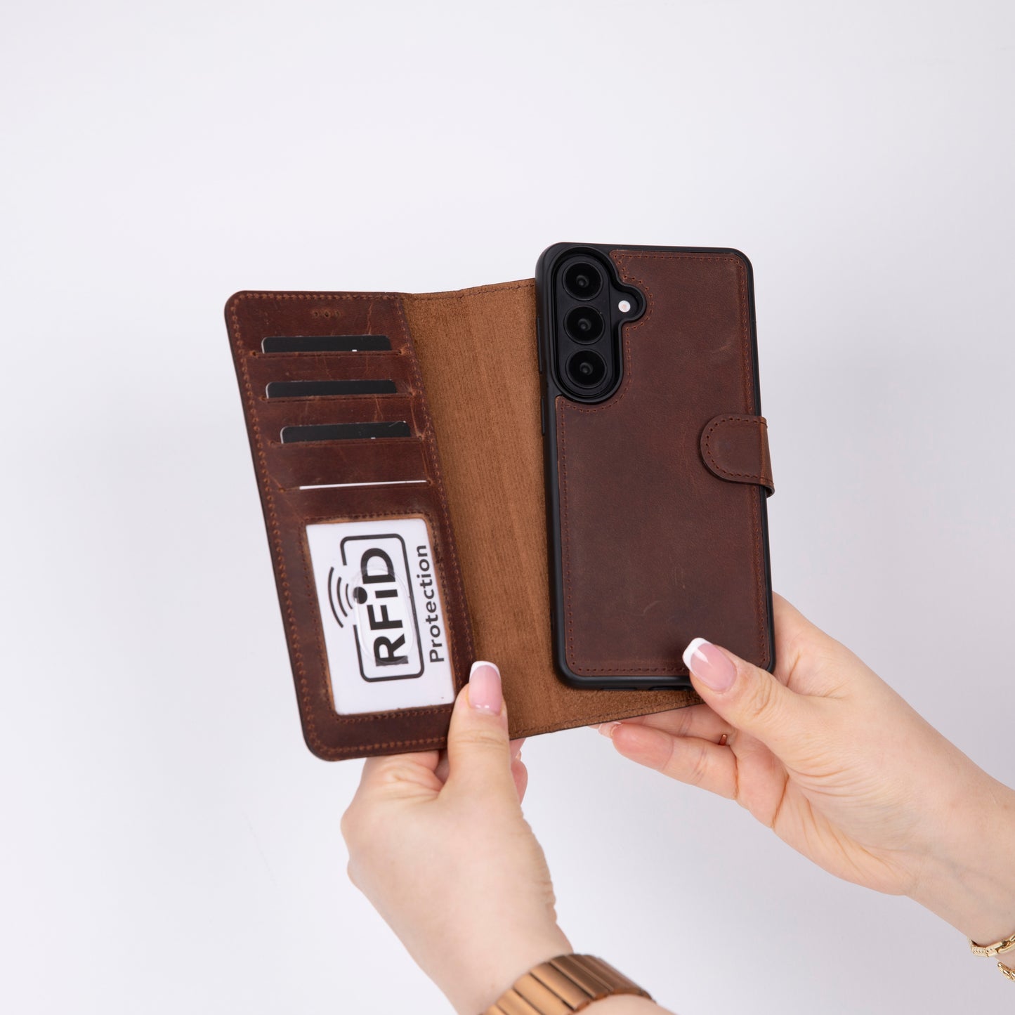 Magic Samsung Galaxy S26 Leather Detachable Wallet Case