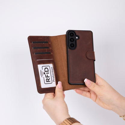 Magic Samsung Galaxy S26 Detachable Leather Wallet Case