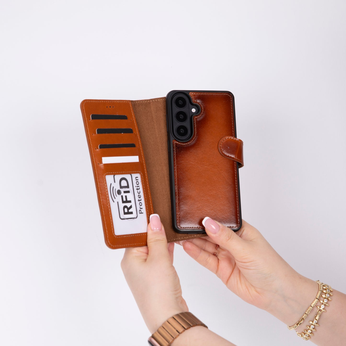 Magic Samsung Galaxy S26 Leather Detachable Wallet Case