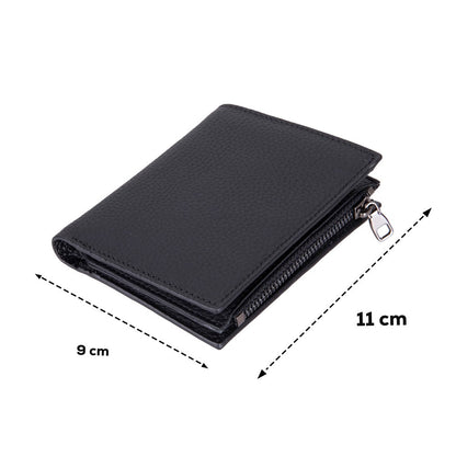Rexon Leather Men's Wallet with Zipper