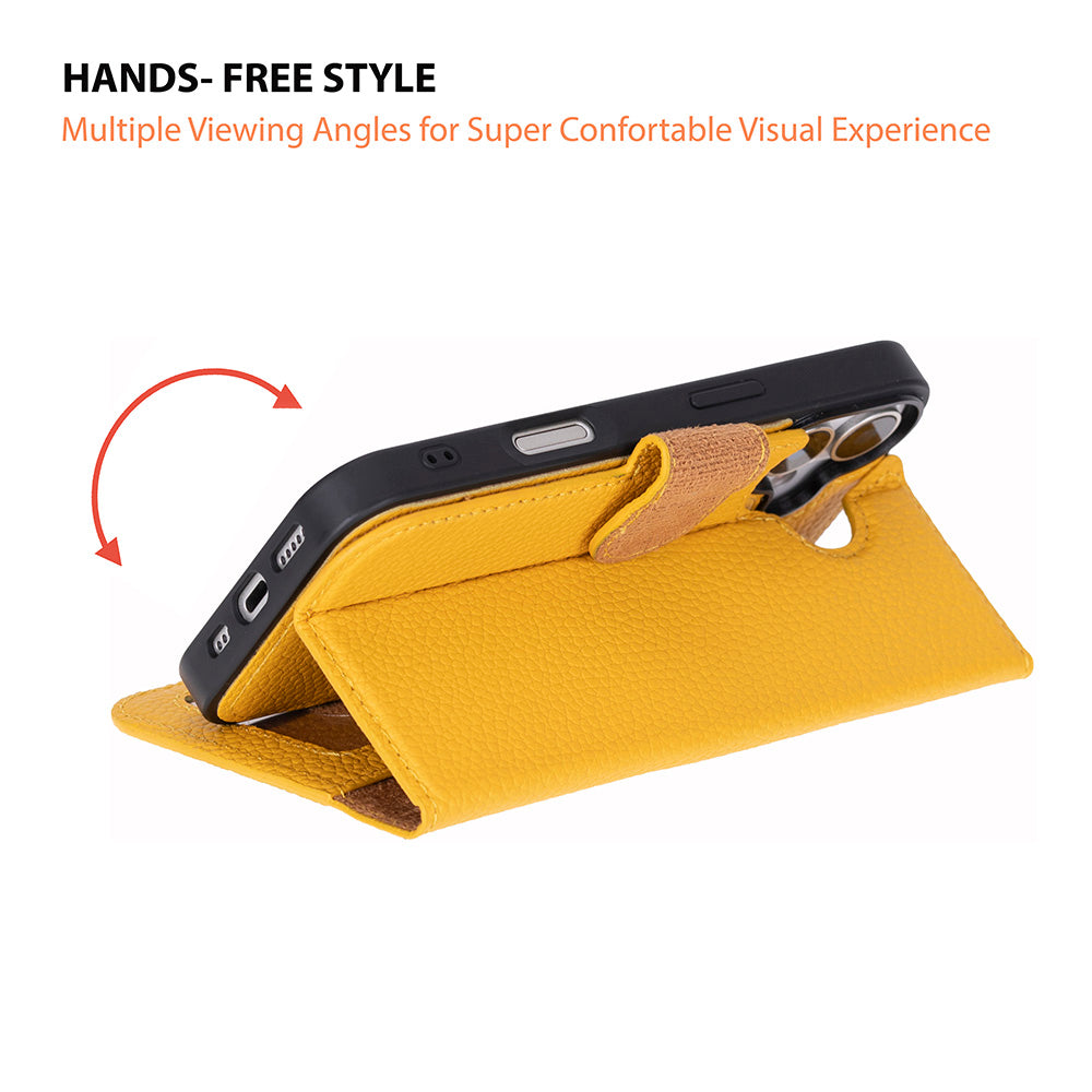 Magic iPhone 17 Leather Detachable Wallet Case