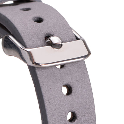 Ferro Apple Watch Leather Band with Silver Trok