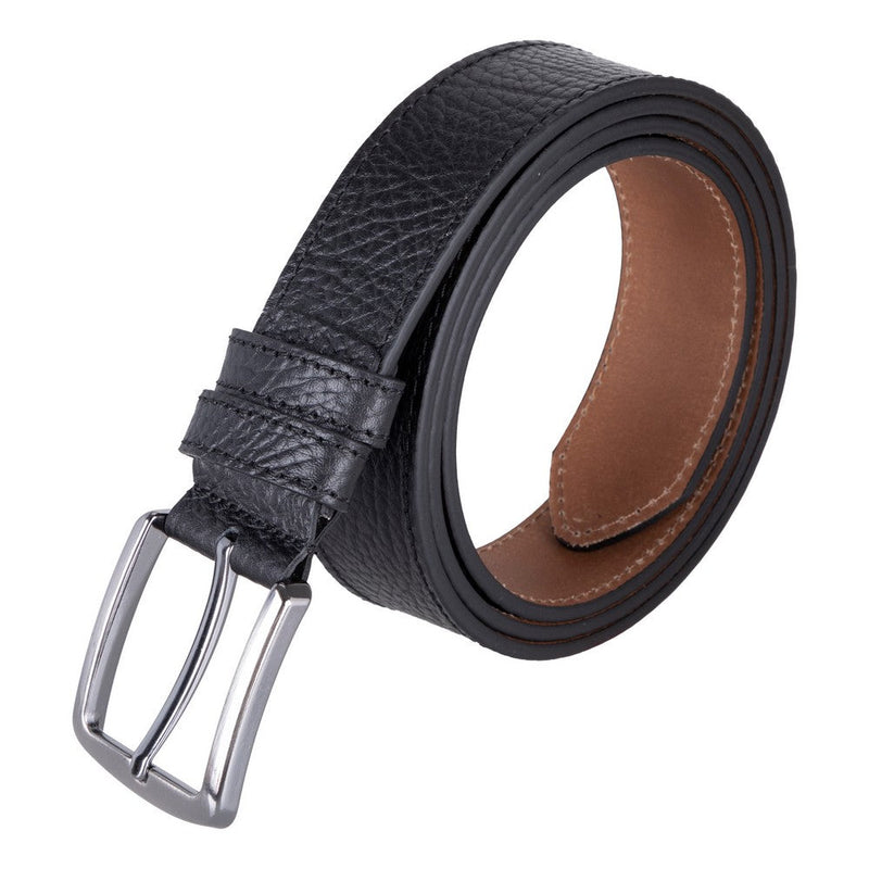 Urban Classic Leather Men's Belt - Black
