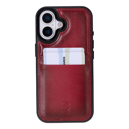 Flex Cover Leather iPhone 17 Case with Card Holder