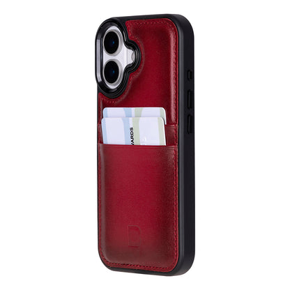 Flex Cover Leather iPhone 17 Case with Card Holder