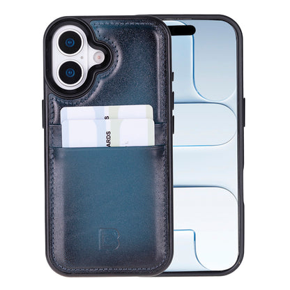 Flex Cover Leather iPhone 17 Case with Card Holder