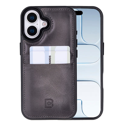 Flex Cover Leather iPhone 17 Case with Card Holder