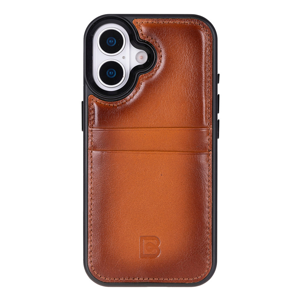 Flex Cover Leather iPhone 17 Case with Card Holder