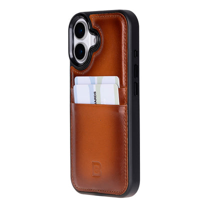 Flex Cover Leather iPhone 17 Case with Card Holder