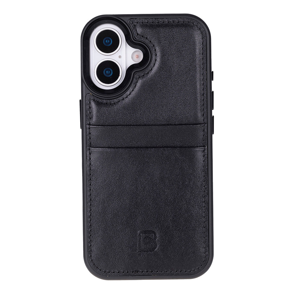 Flex Cover Leather iPhone 17 Case with Card Holder