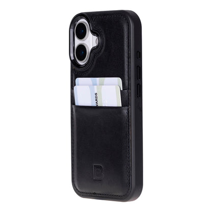 Flex Cover Leather iPhone 17 Case with Card Holder