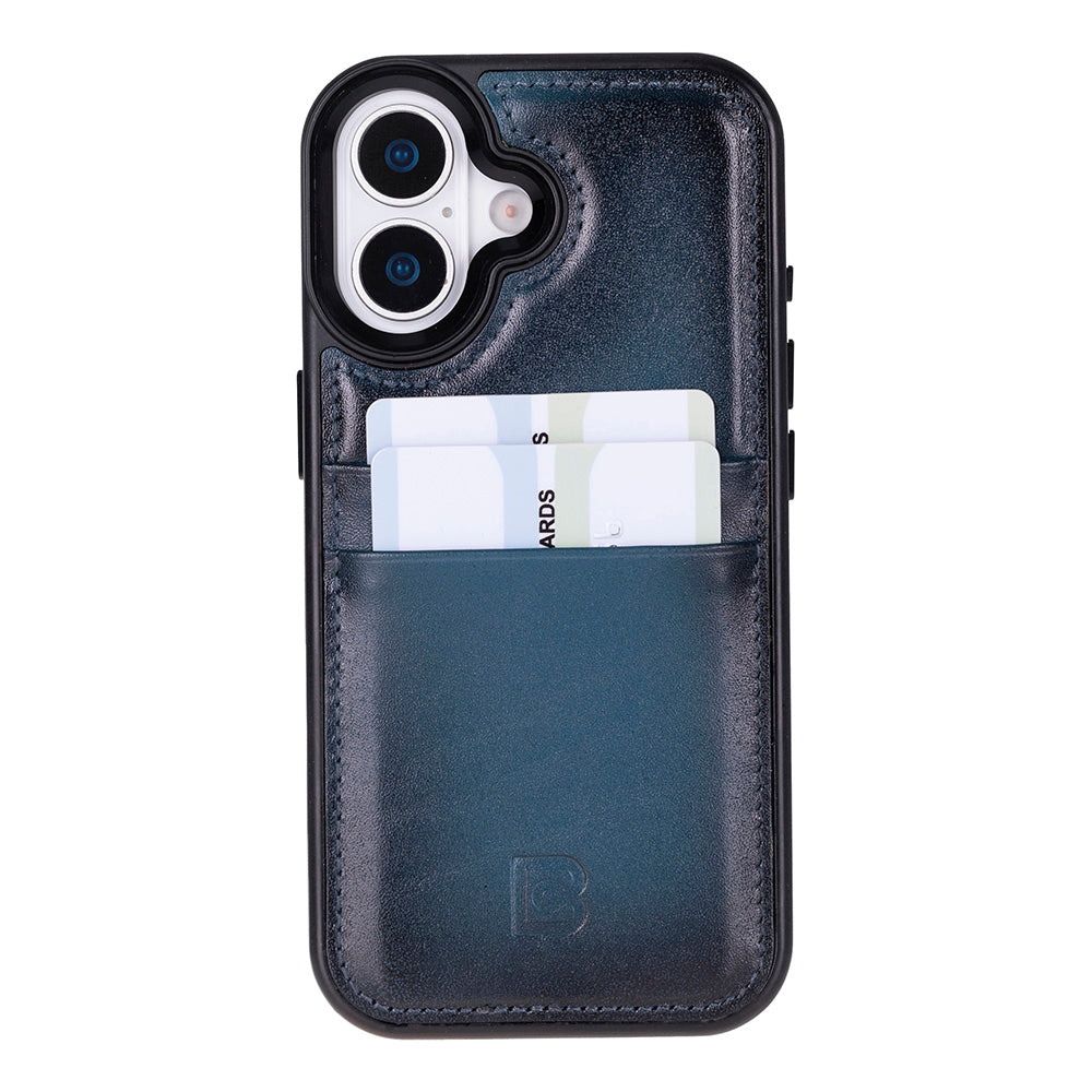 Flex Cover Leather iPhone 17 Case with Card Holder
