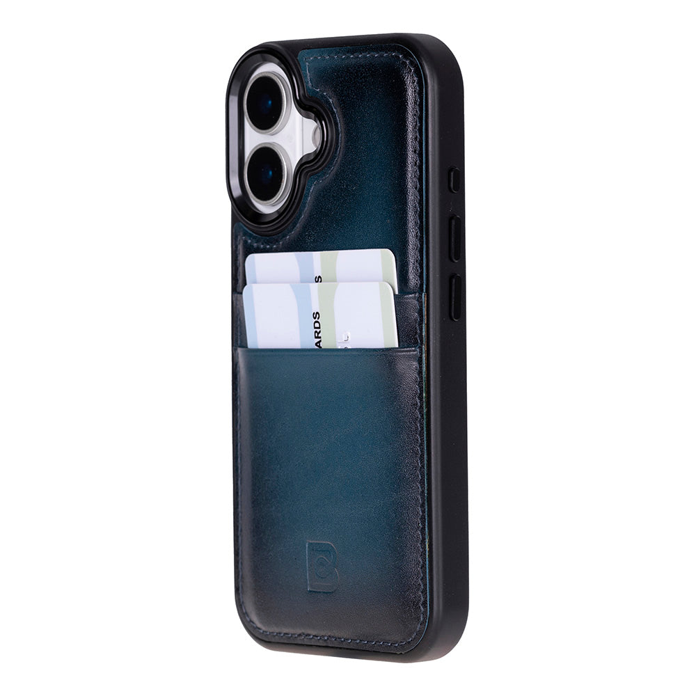 Flex Cover Leather iPhone 17 Case with Card Holder