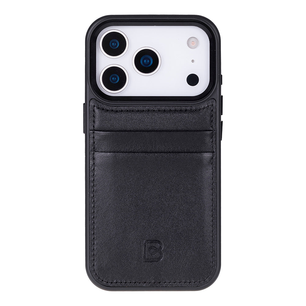 Flex Cover Leather iPhone 17 Pro Case with Card Holder