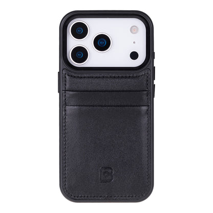 Flex Cover Leather iPhone 17 Pro Case with Card Holder