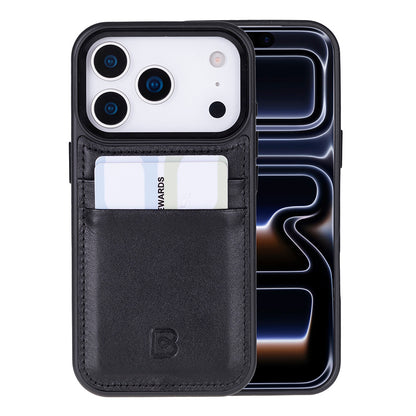 Flex Cover Leather iPhone 17 Pro Case with Card Holder