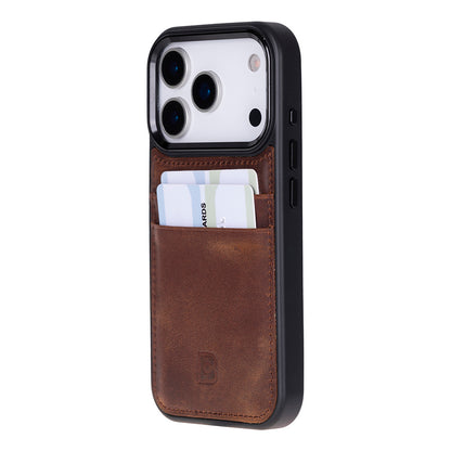 Flex Cover Leather iPhone 17 Pro Case with Card Holder