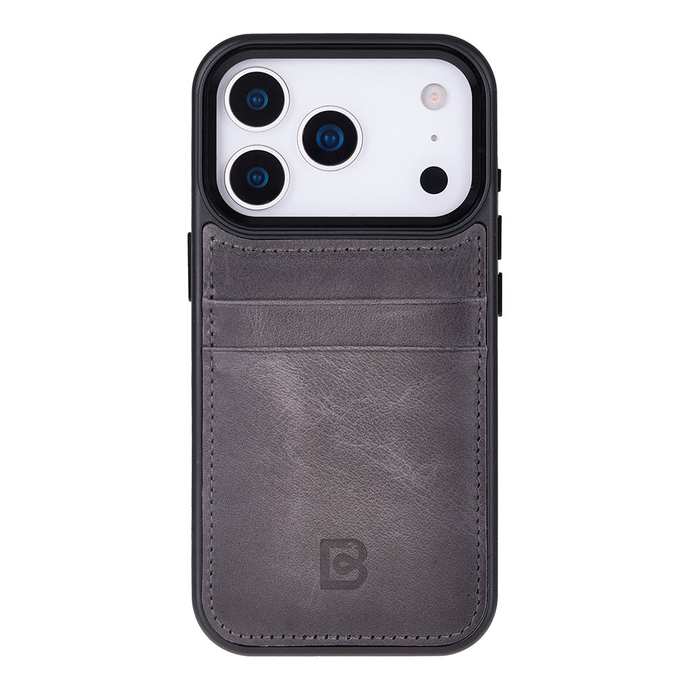 Flex Cover Leather iPhone 17 Pro Case with Card Holder