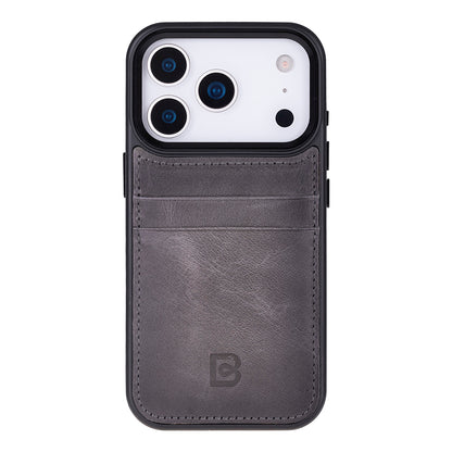 Flex Cover Leather iPhone 17 Pro Case with Card Holder