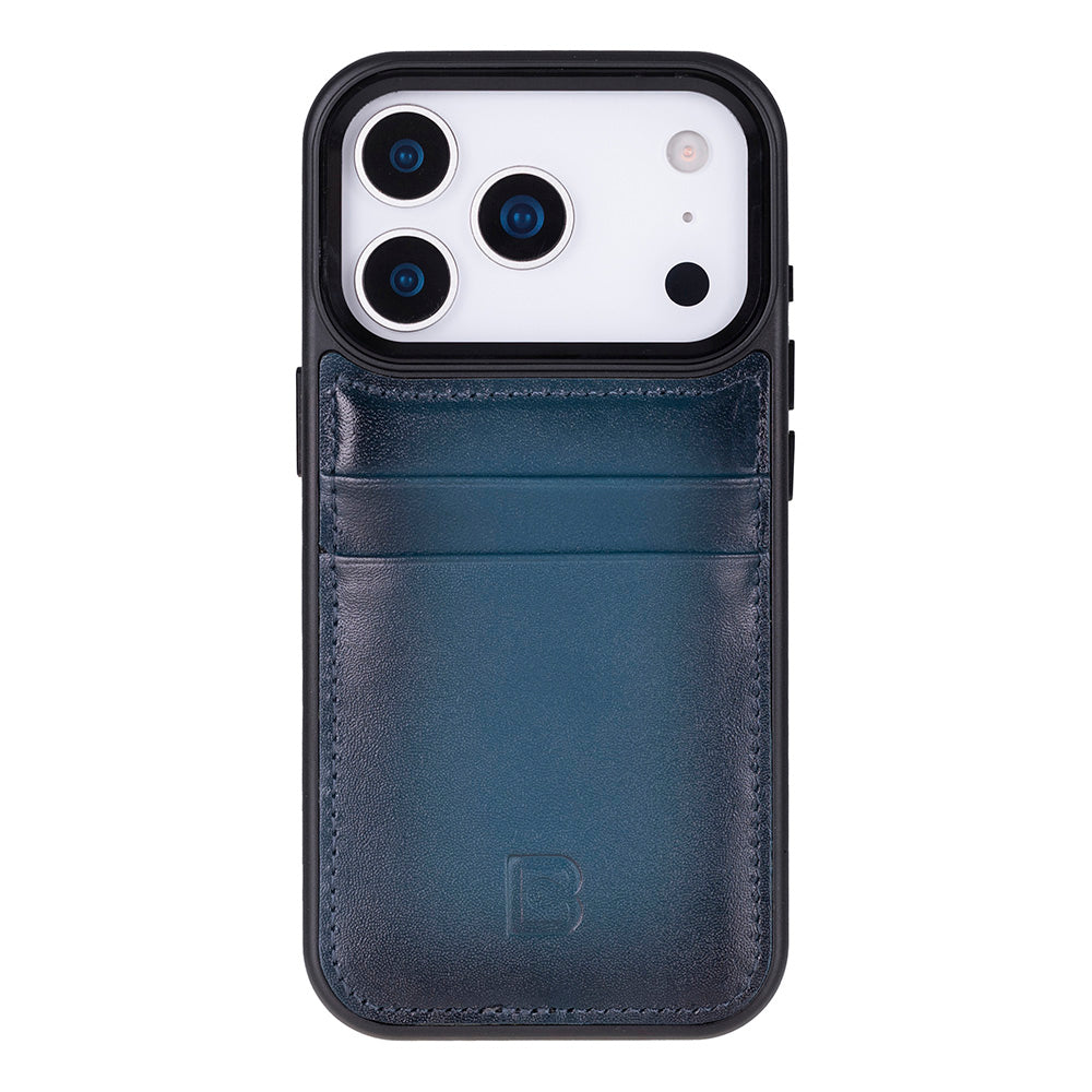 Flex Cover Leather iPhone 17 Pro Case with Card Holder