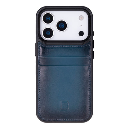 Flex Cover Leather iPhone 17 Pro Case with Card Holder