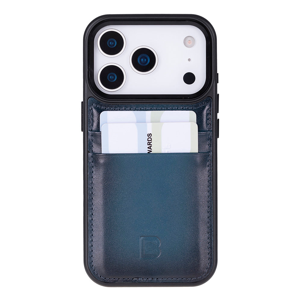 Flex Cover Leather iPhone 17 Pro Case with Card Holder