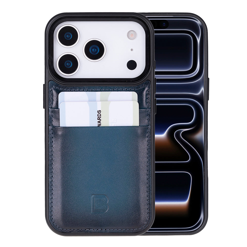 Flex Cover Leather iPhone 17 Pro Case with Card Holder