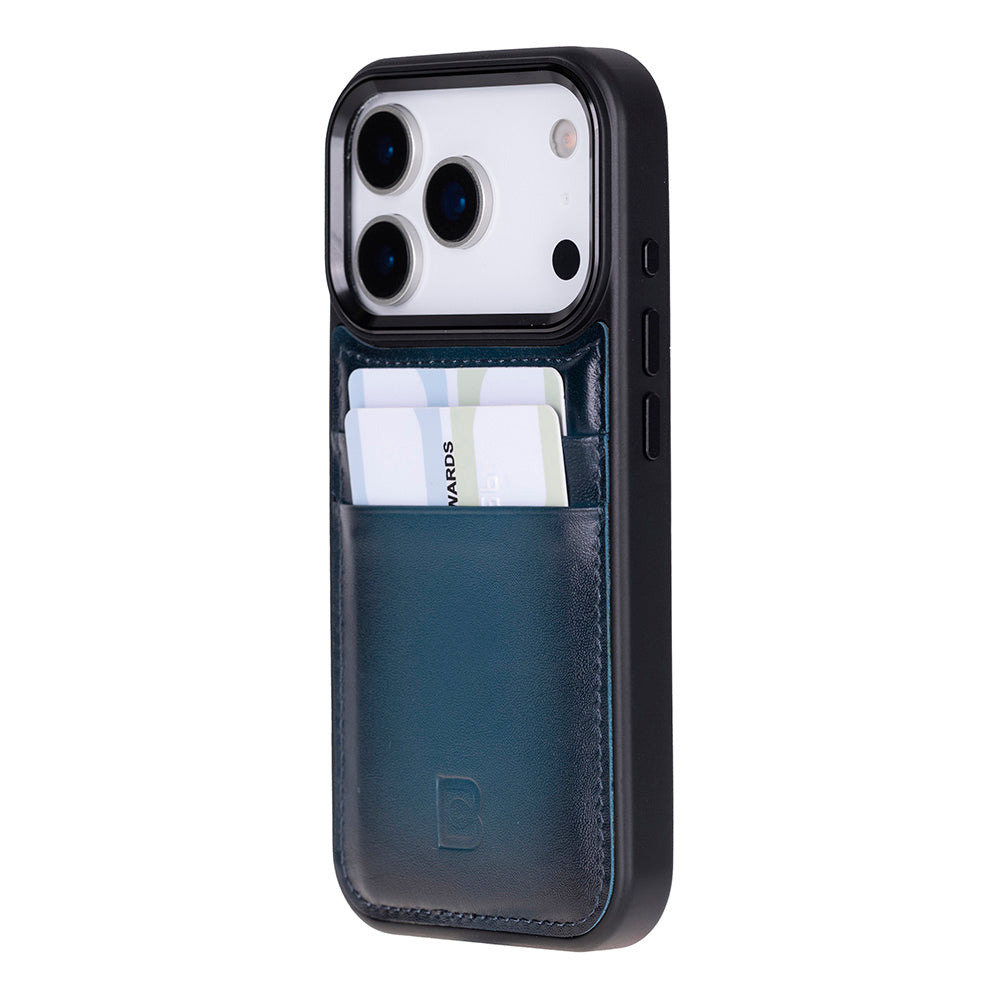 Flex Cover Leather iPhone 17 Pro Case with Card Holder