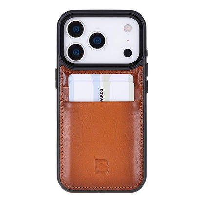 Flex Cover Leather iPhone 17 Pro Case with Card Holder