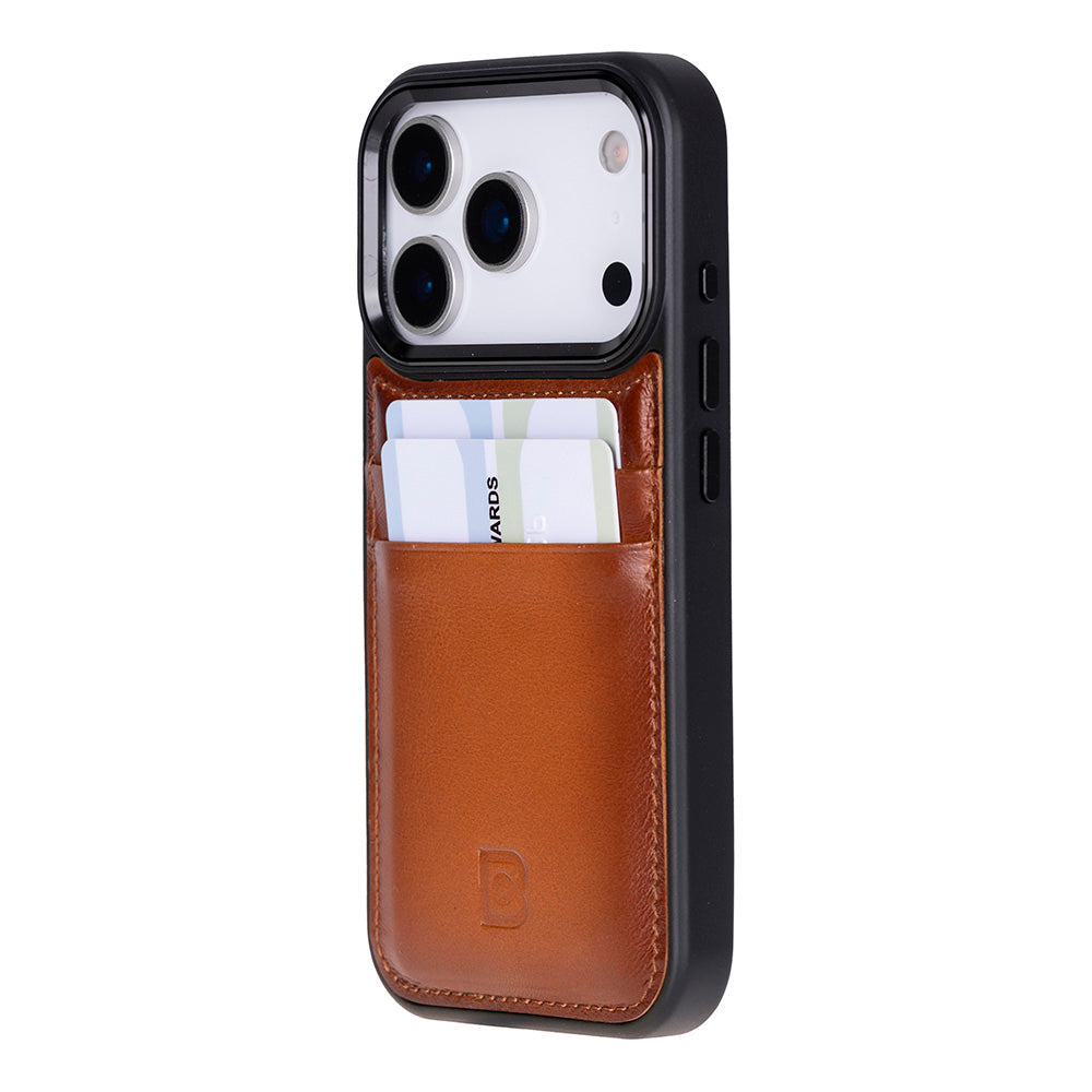 Flex Cover Leather iPhone 17 Pro Case with Card Holder