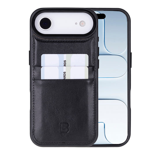 Flex Cover Leather iPhone 17 Air Case with Card Holder