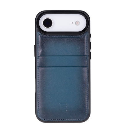Flex Cover Leather iPhone 17 Air Case with Card Holder