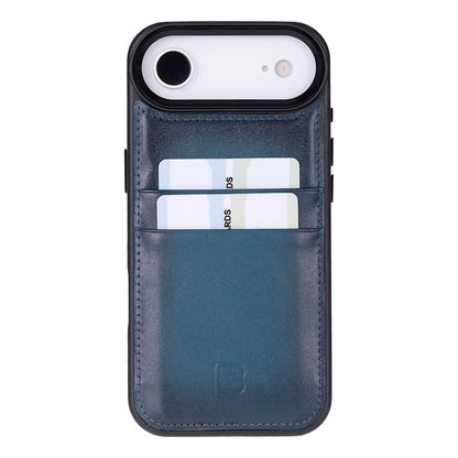 Flex Cover Leather iPhone 17 Air Case with Card Holder