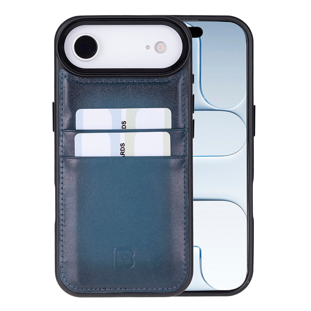 Flex Cover Leather iPhone 17 Air Case with Card Holder