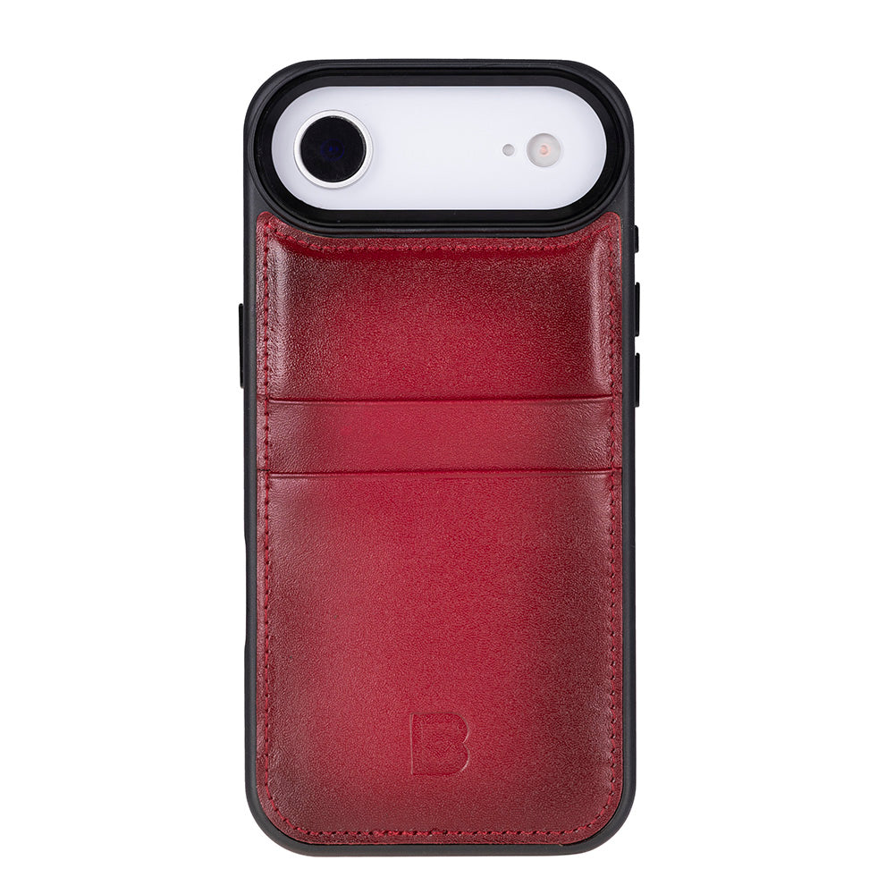 Flex Cover Leather iPhone 17 Air Case with Card Holder