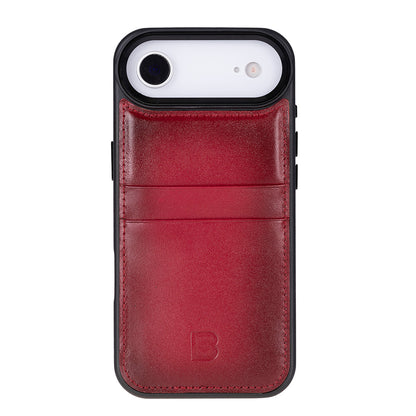 Flex Cover Leather iPhone 17 Air Case with Card Holder
