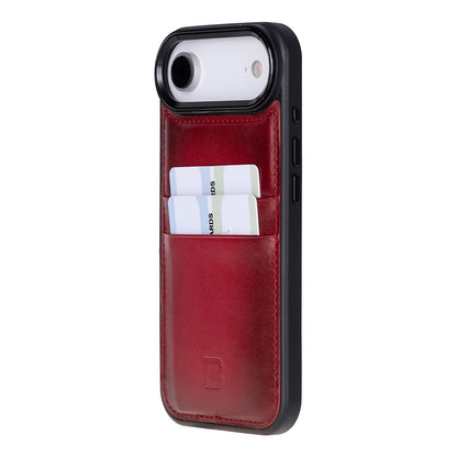 Flex Cover Leather iPhone 17 Air Case with Card Holder