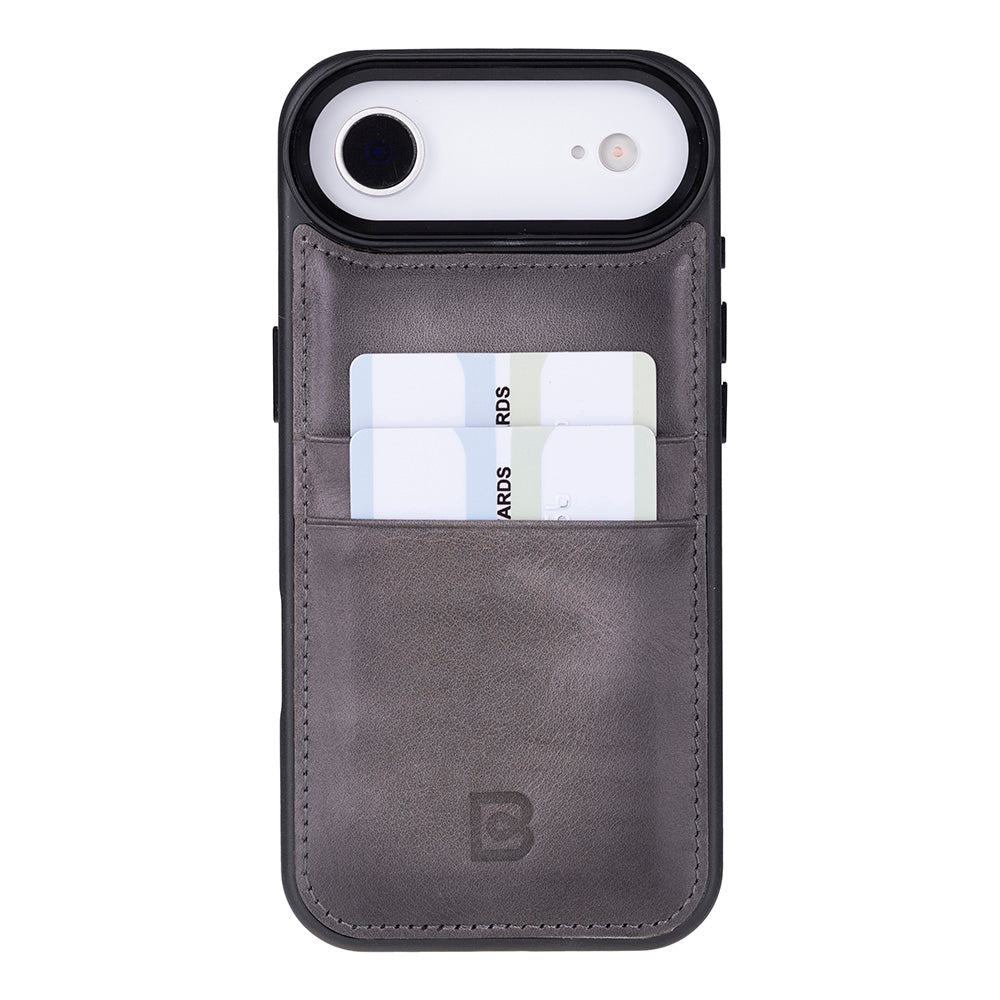 Flex Cover Leather iPhone 17 Air Case with Card Holder