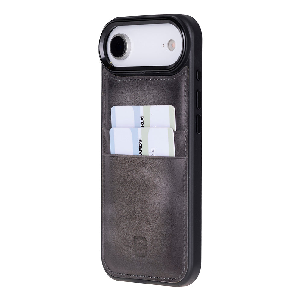 Flex Cover Leather iPhone 17 Air Case with Card Holder