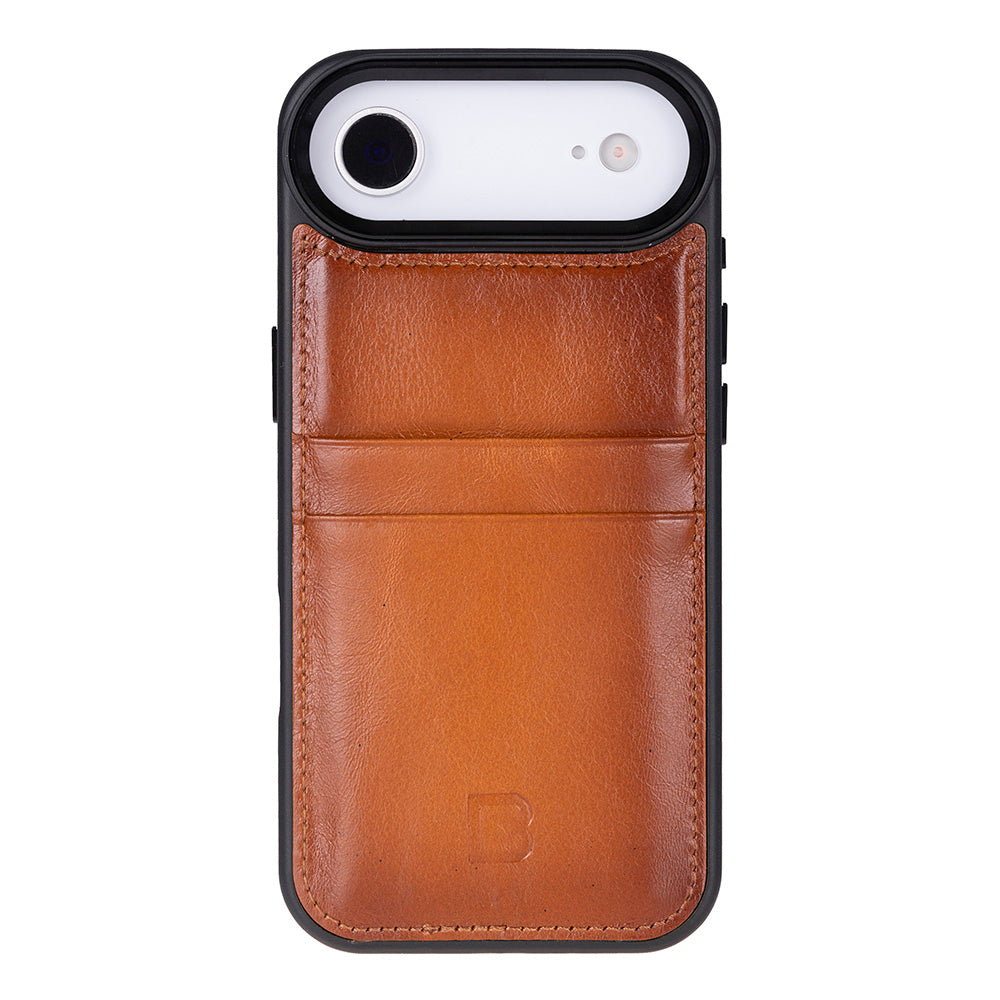 Flex Cover Leather iPhone 17 Air Case with Card Holder