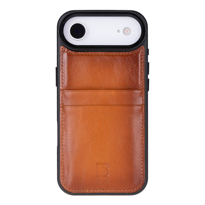 Flex Cover Leather iPhone 17 Air Case with Card Holder