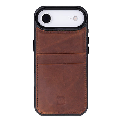 Flex Cover Leather iPhone 17 Air Case with Card Holder