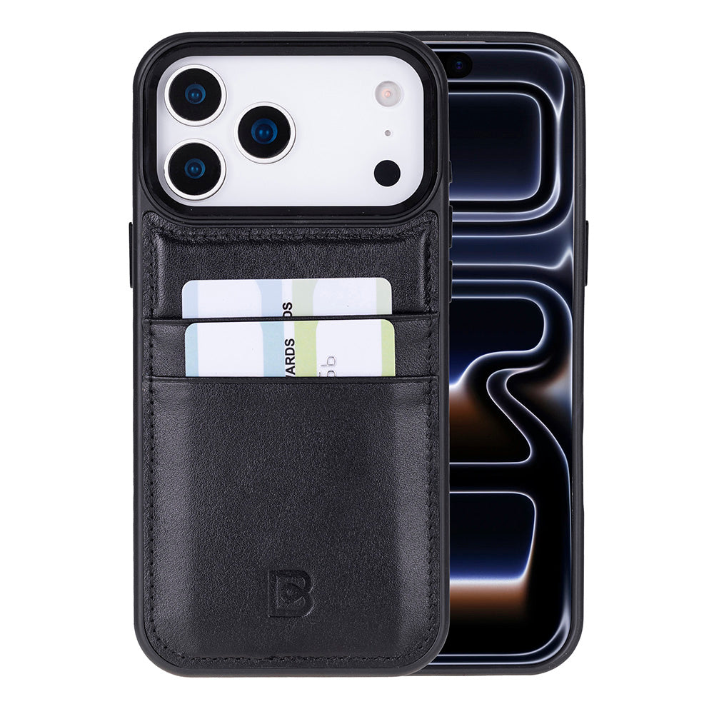 Flex Cover Leather iPhone 17 Pro Max Case with Card Holder