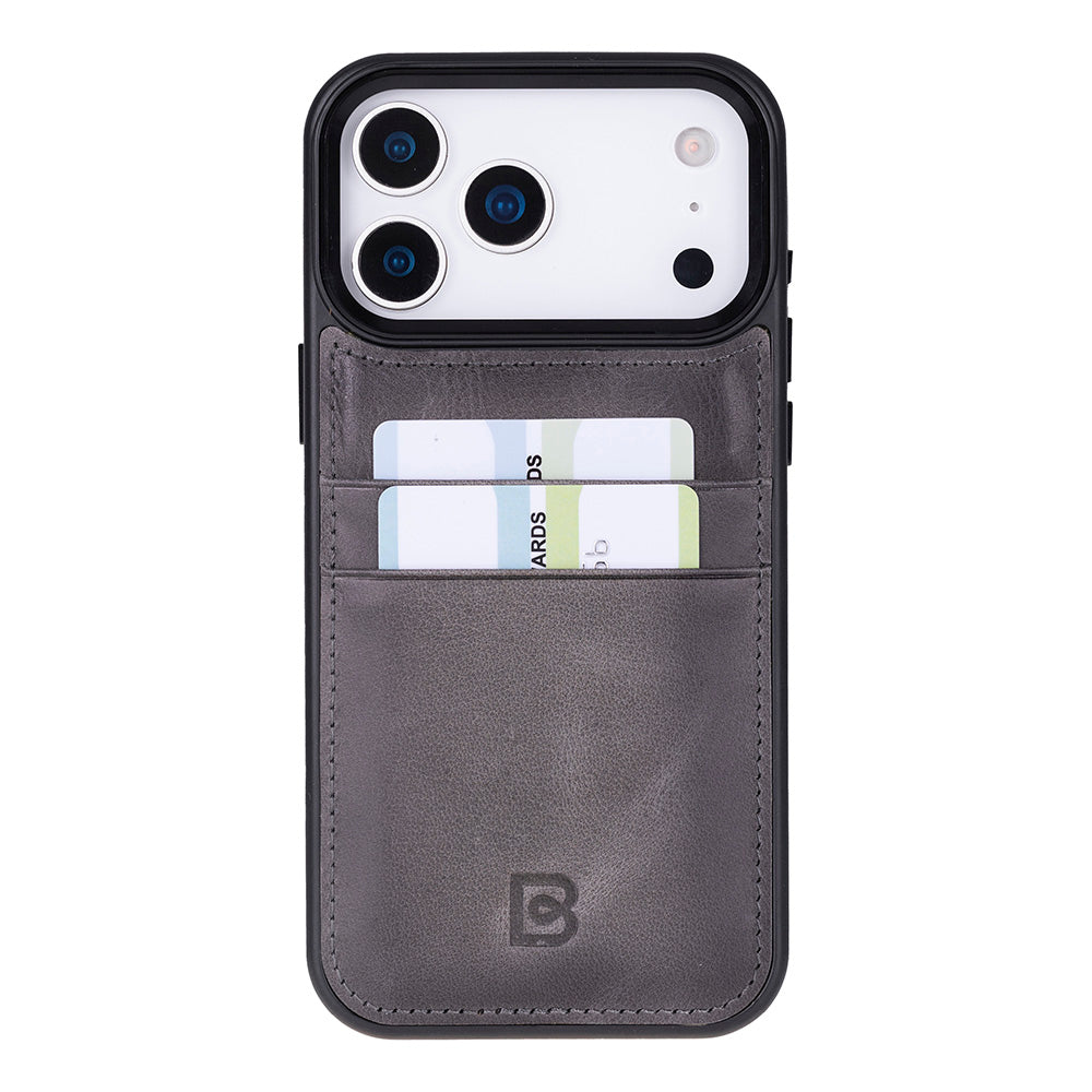 Flex Cover Leather iPhone 17 Pro Max Case with Card Holder