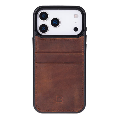 Flex Cover Leather iPhone 17 Pro Max Case with Card Holder