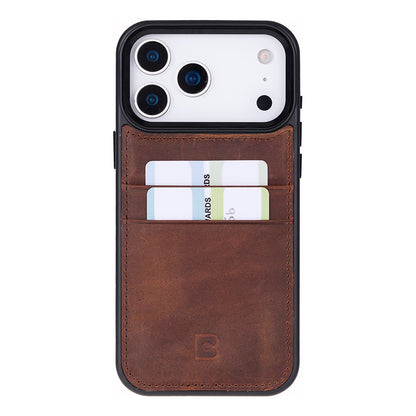 Flex Cover Leather iPhone 17 Pro Max Case with Card Holder