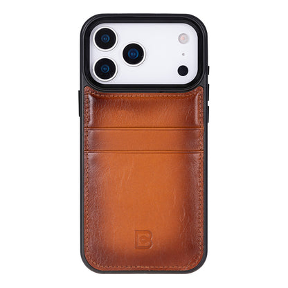 Flex Cover Leather iPhone 17 Pro Max Case with Card Holder