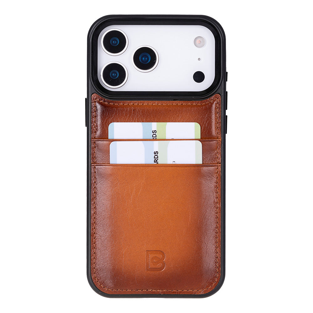 Flex Cover Leather iPhone 17 Pro Max Case with Card Holder