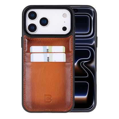 Flex Cover Leather iPhone 17 Pro Max Case with Card Holder