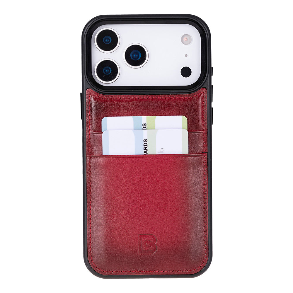 Flex Cover Leather iPhone 17 Pro Max Case with Card Holder